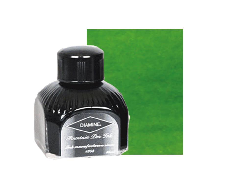 Tintero Diamine Kelly Green, 80ml, Botella de cristal italiano