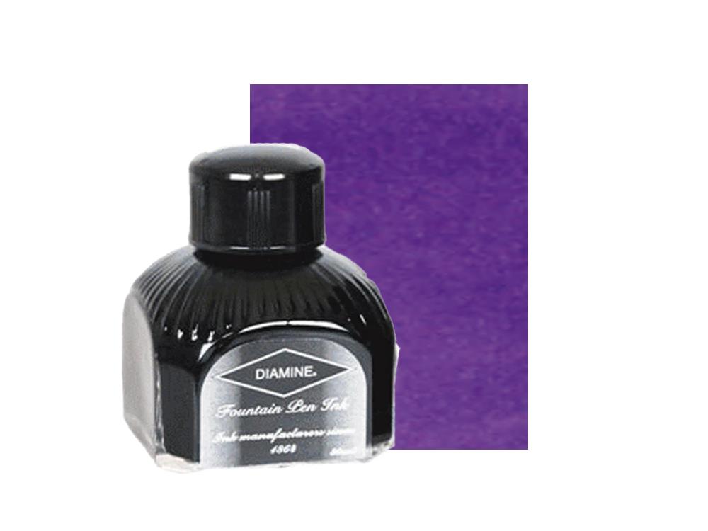 Tintero Diamine Lavender, 80ml.,  Botella de cristal italiano