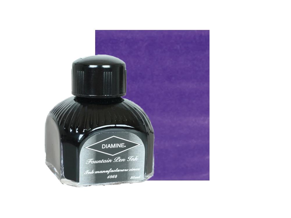 Tintero Diamine Majestic Purple, 80ml, Botella de cristal italiano
