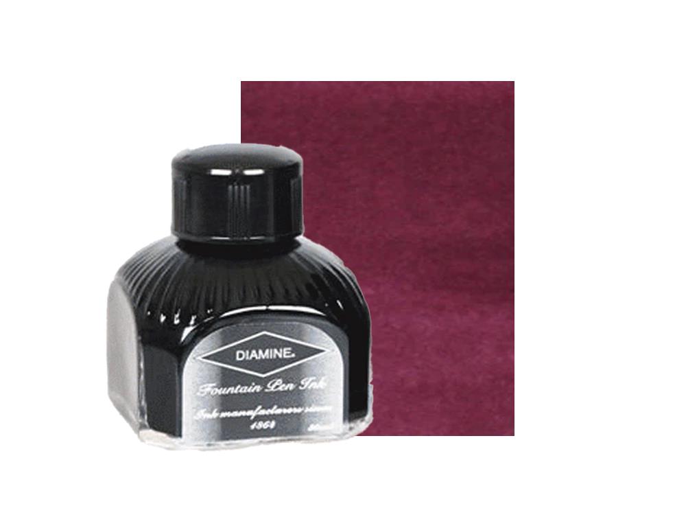 Tintero Diamine Merlot, 80ml, Botella de cristal italiano