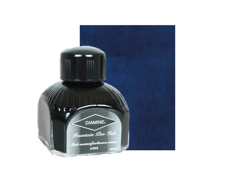 Tintero Diamine Midnight, 80ml.,Botella de cristal italiano