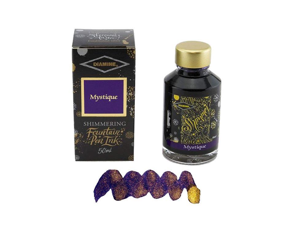 Tintero Diamine Shimmering Mystique, 50ml., Cristal