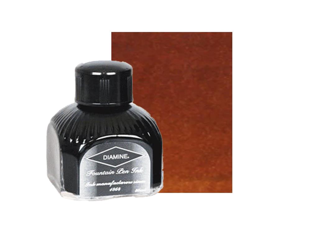Tintero Diamine Ochre, 80ml, Botella de cristal italiano