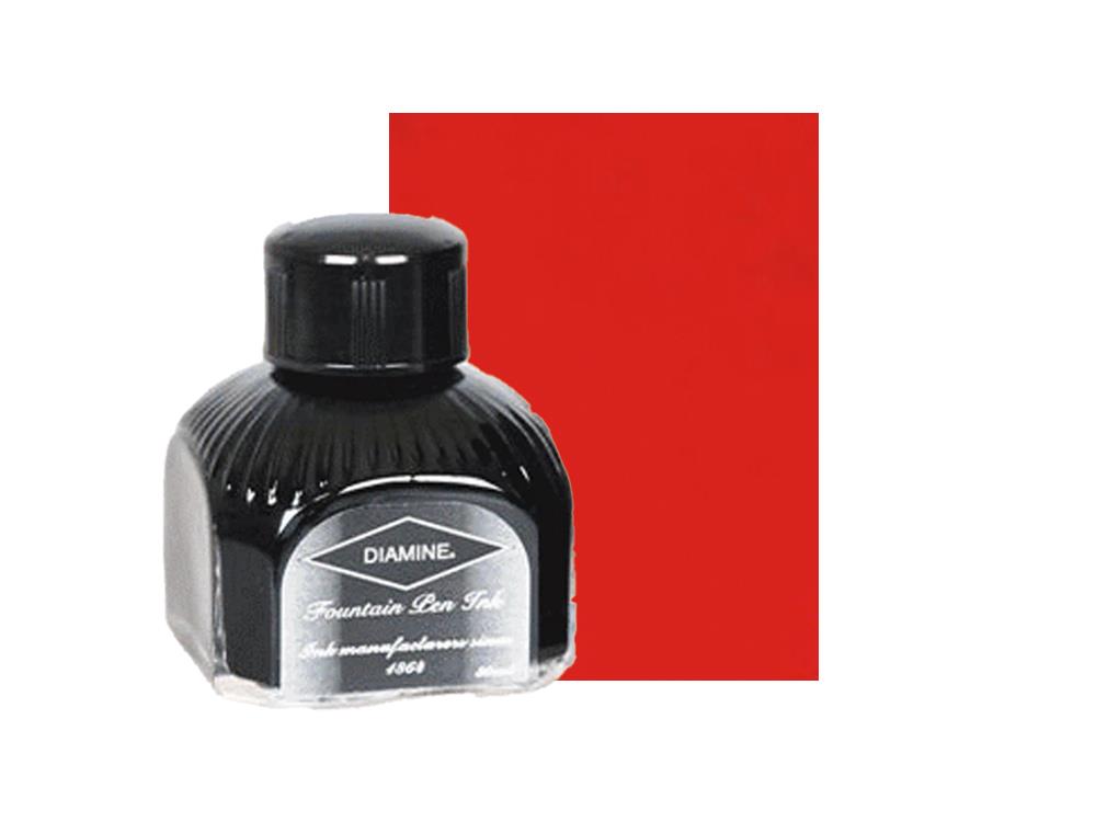 Tintero Diamine Ruby, 80ml, Botella de cristal italiano