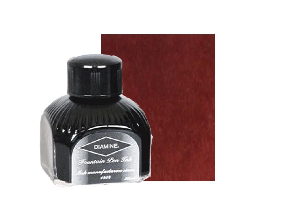 Tintero Diamine, 80ml., Rustic Brown, Botella de cristal italiano