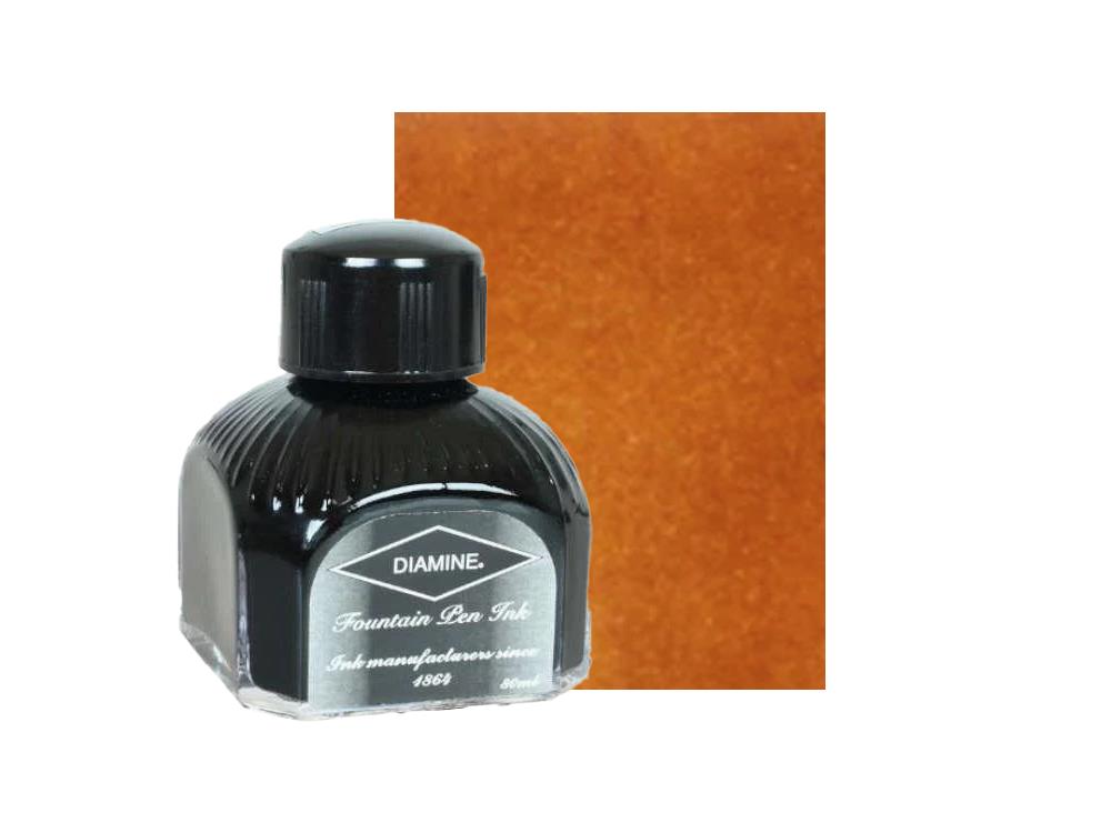 Tintero Diamine Sepia, 80ml, Cristal italiano