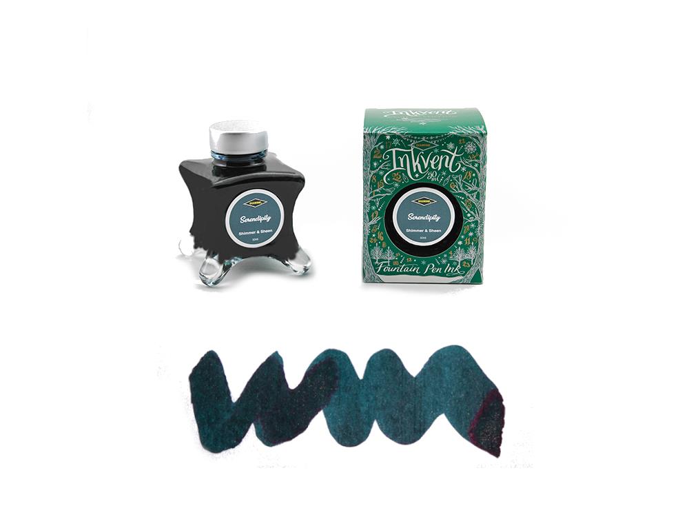 Tintero Diamine Serendipity  Ink Vent Green, 50ml, Shimmer & Sheen