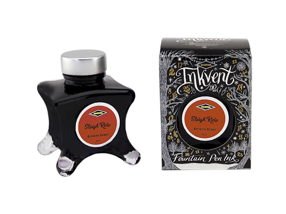 Tintero Diamine Ink Vent Black Extreme Sheen Sleigh Ride, 50ml, Marrón