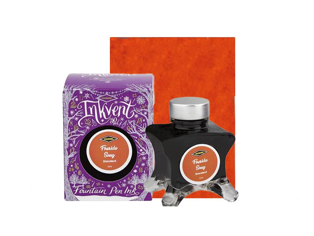 Tintero Diamine Fireside Snug Ink Vent Purple, 50ml, Standard, Naranja