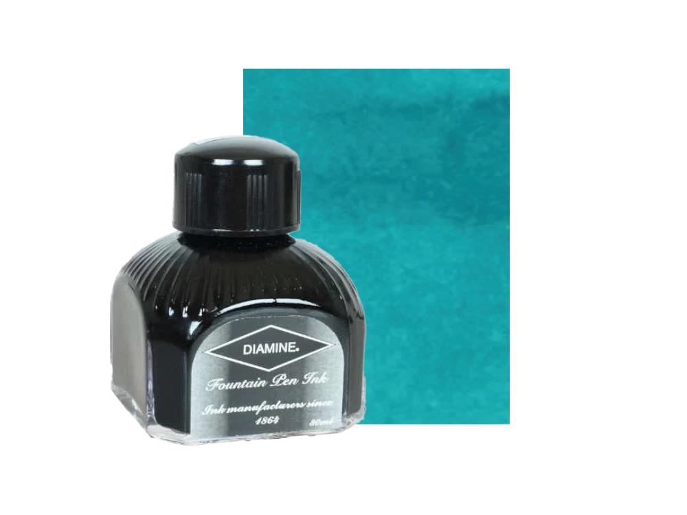 Tintero Diamine Steel Blue, 80ml., Cristal italiano