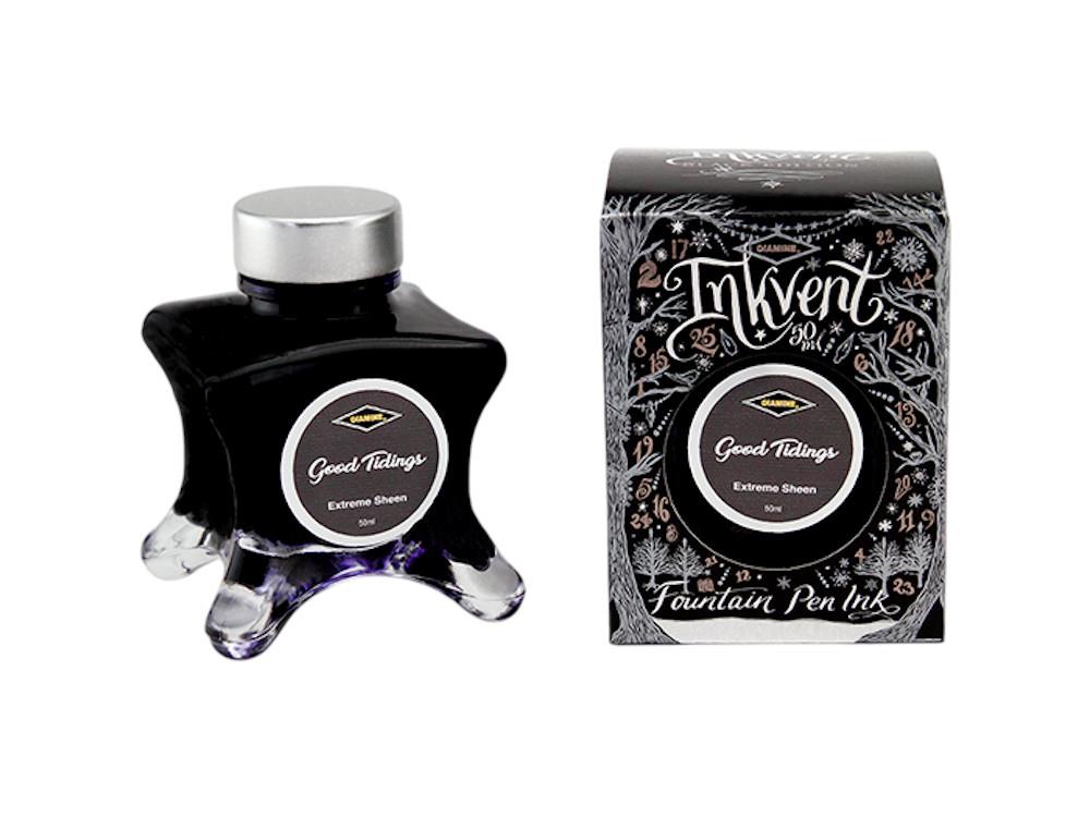 Tintero Diamine Ink Vent Black Extreme Sheen Good Tidings, 50ml, Gris