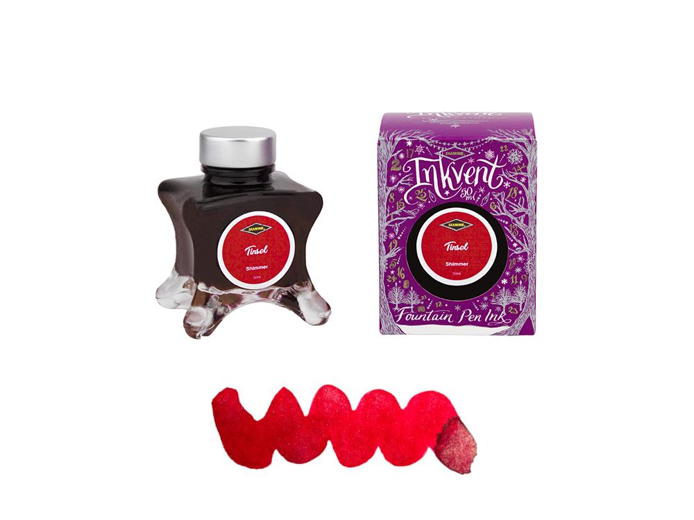 Tintero Diamine Tinsel Ink Vent Purple, 50ml, Shimmer, Rojo