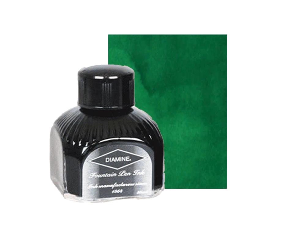 Tintero Diamine Ultra Green, 80ml., Botella de cristal italiano