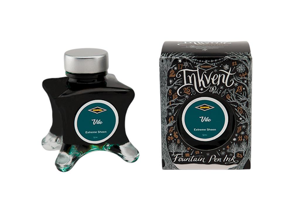 Tintero Diamine Ink Vent Black Extreme Sheen Vibe, 50ml, Verde