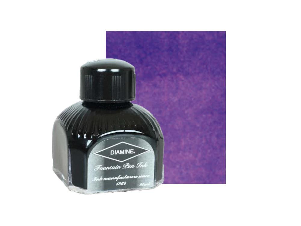 Tintero Diamine Violet, 80ml, Botella de cristal italiano