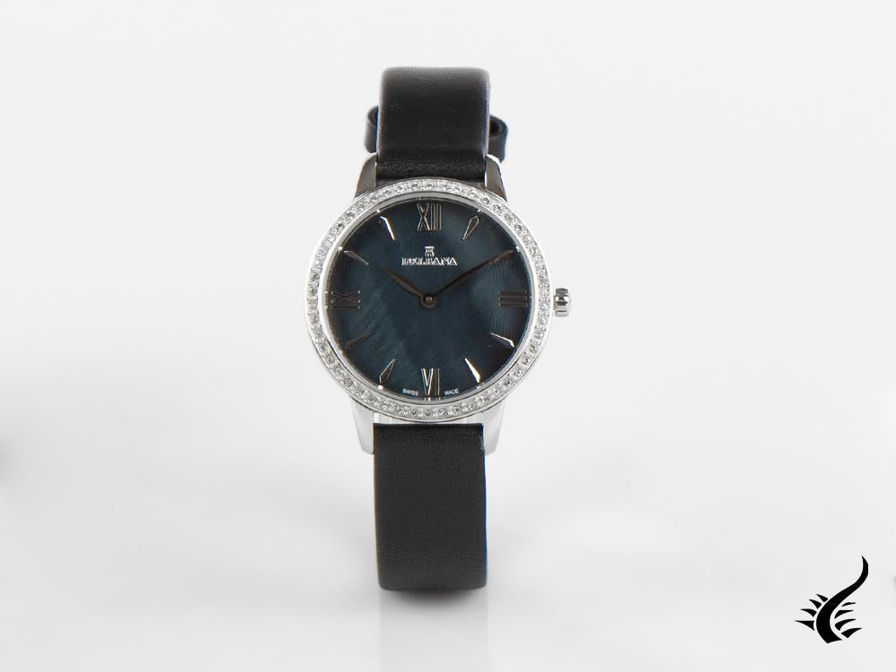 Reloj de Cuarzo Delbana Dress Antibes, Azul, 32mm, Correa piel, 41611.615.1.536