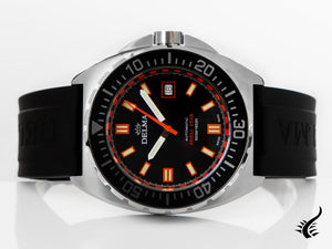 Reloj Automático Delma Diver Shell Star, Negro, 44 mm, 41501.670.6.031