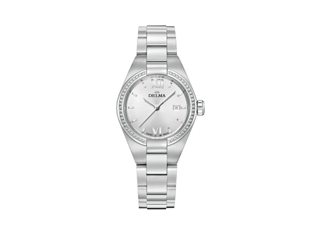 Reloj de Cuarzo Delma Elegance Ladies Rimini, Plata, 31mm, 41711.625.1.066