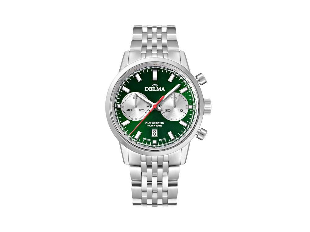 Reloj Automático Delma Racing Continental, Verde, 42 mm, 41701.702.6.141