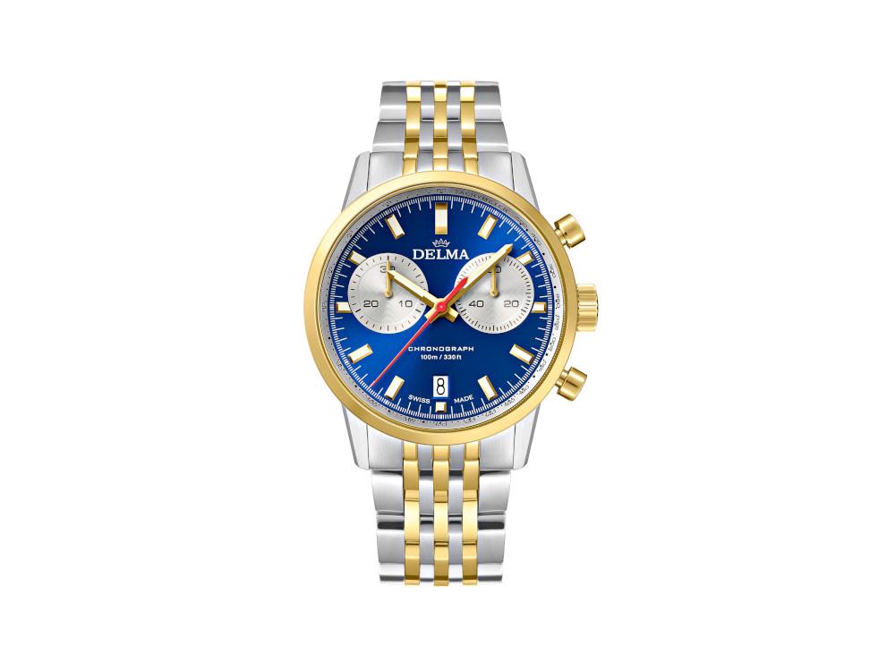 Reloj de Cuarzo Delma Racing Continental, Azul, 42 mm, 52701.704.6.041