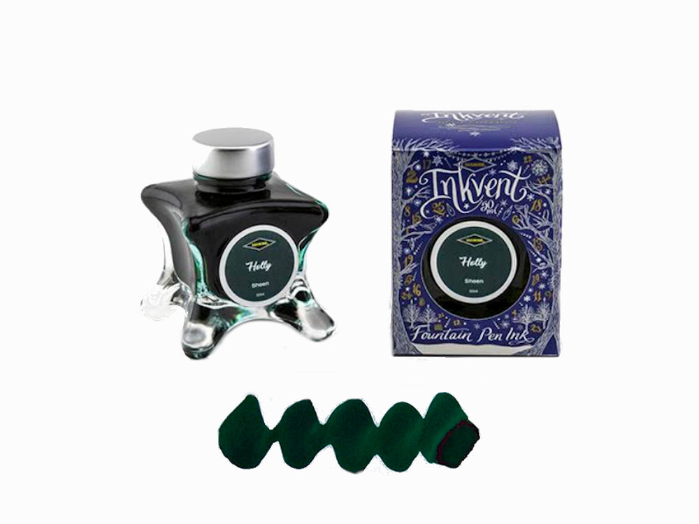 Tintero Diamine Holly Dark, Ink Vent Blue, 50ml, Verde