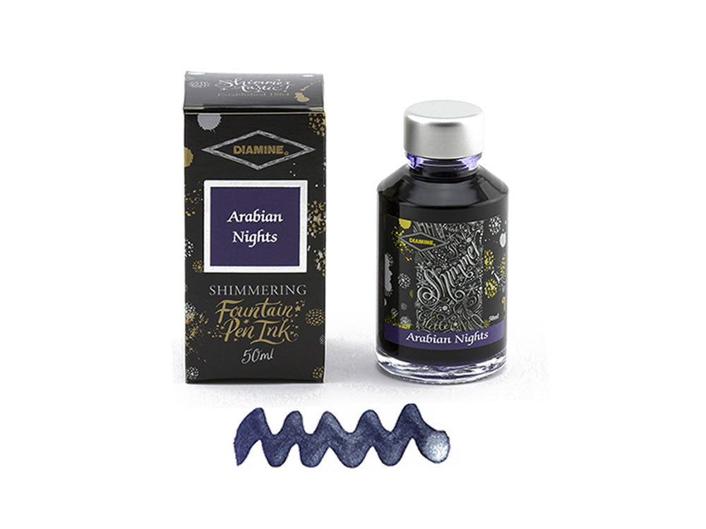 Tintero Diamine Shimmering Arabian Nights, 50ml., Cristal