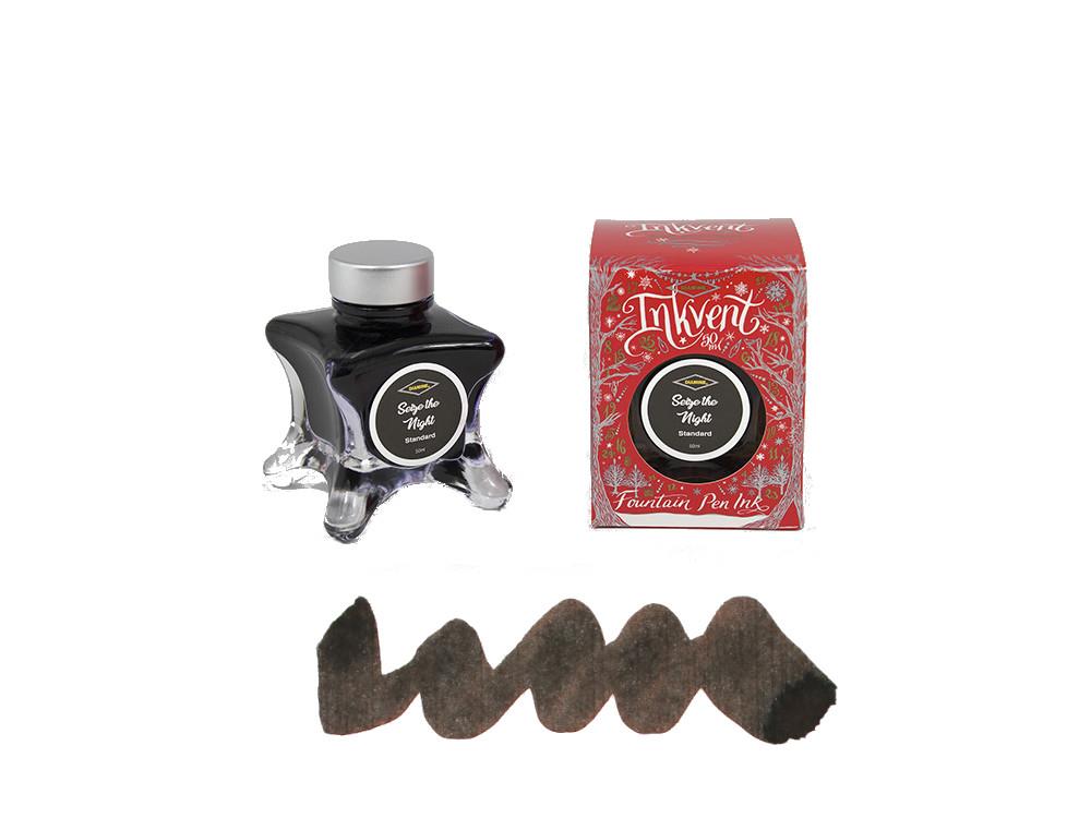 Tintero Diamine Sieze the Night Red Ink Vent, 50ml, Gris, Cristal