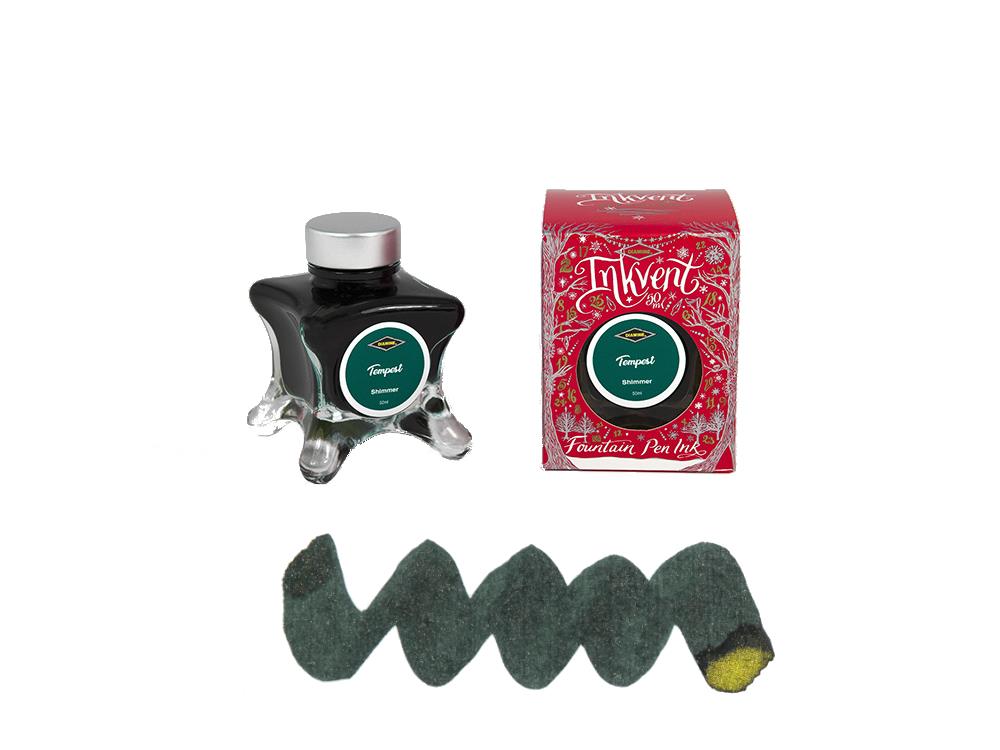 Tintero Diamine Tempest Ink Vent Red, 50ml, Verde, Vidrio