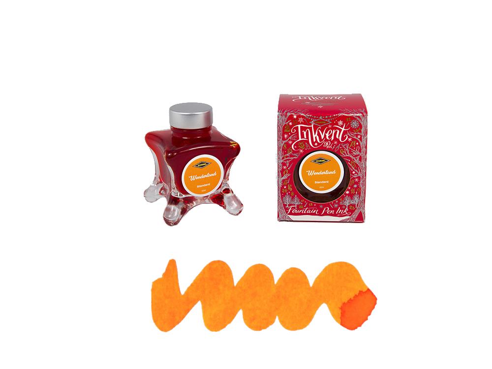 Tintero Diamine Wonderland Ink Vent Red, 50ml, Amarillo, Vidrio