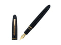 Pluma Estilográfica Esterbrook Estie Ebony, Resina Negra, PVD Oro, E116