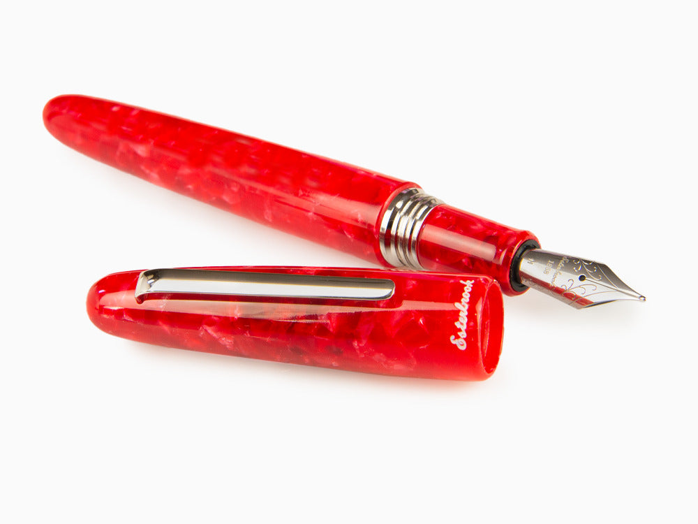 Pluma Estilográfica Esterbrook Estie Oversize Maraschino, Rojo, E496
