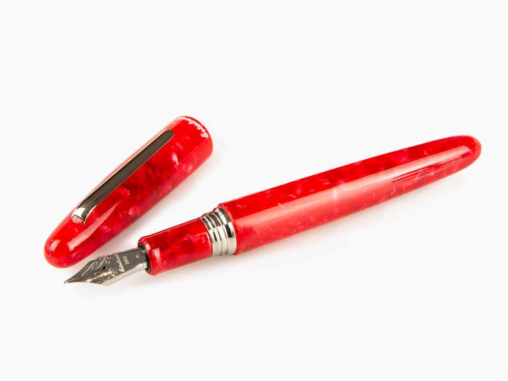 Pluma Estilográfica Esterbrook Estie Oversize Maraschino, Rojo, E496