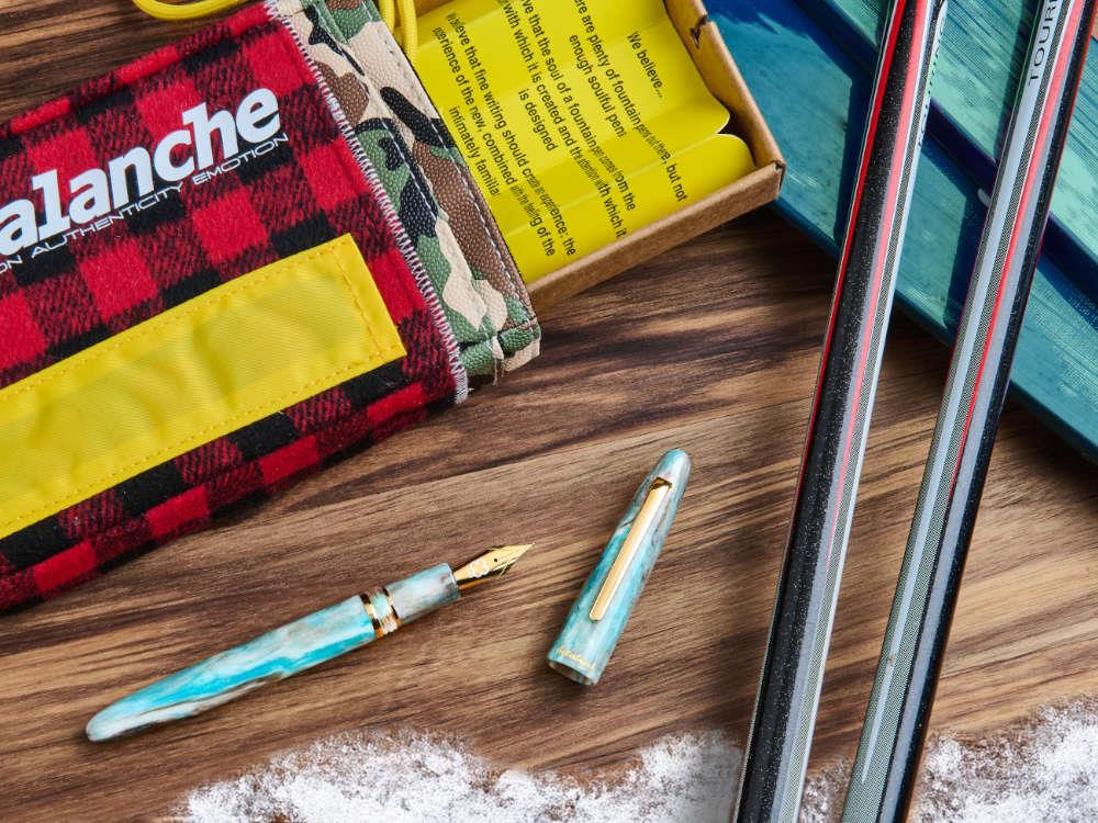 Pluma Estilográfica Esterbrook Estie Avalanche, Diamond Cast, EAV9106