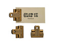 Set 3 Clips Eclipse Esterbrook, Metal, PVD Oro, Dorado, ECL-GOLD