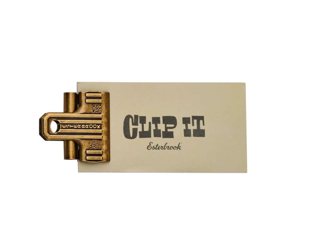 Set 3 Clips Eclipse Esterbrook, Metal, PVD Oro, Dorado, ECL-GOLD