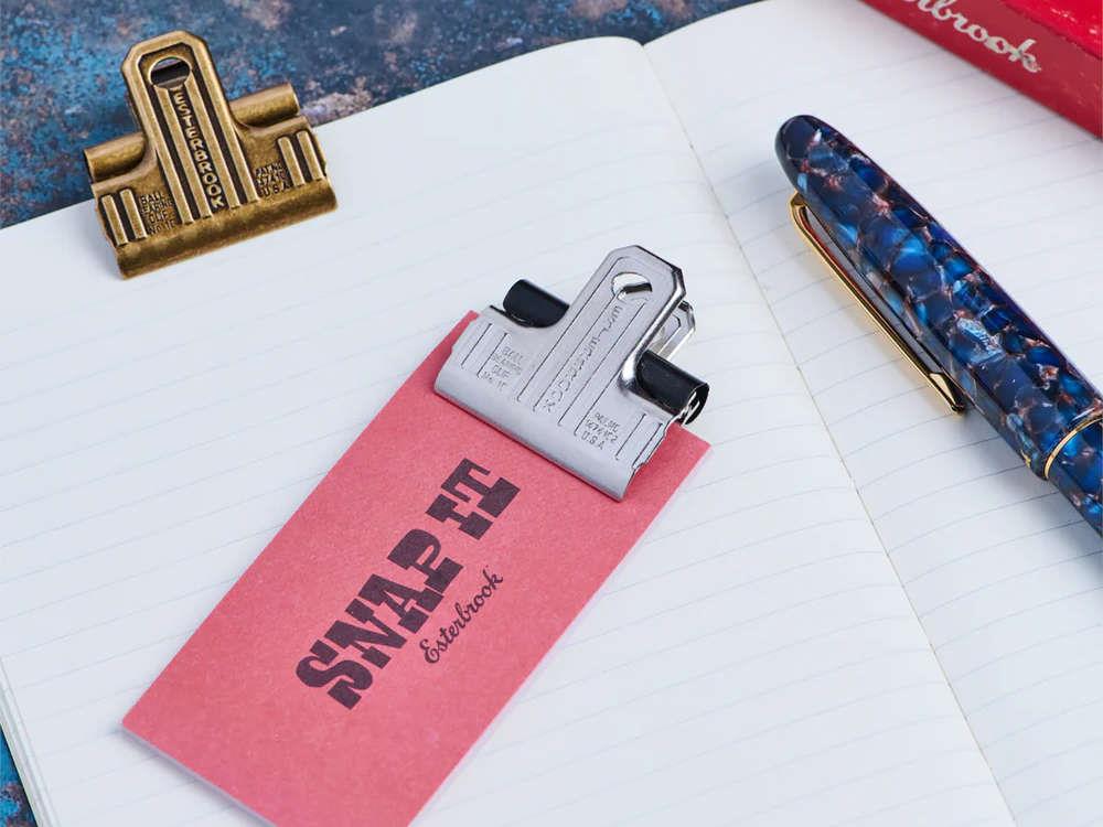 Set 3 Clips Eclipse Esterbrook, Metal, Plata, ECL-SILVER