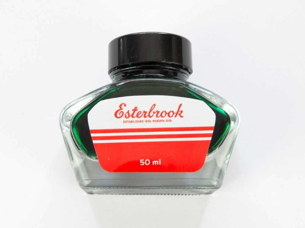 Tintero Esterbrook Evergreen, Verde, 50ml, Cristal, EINK-EVERGREEN