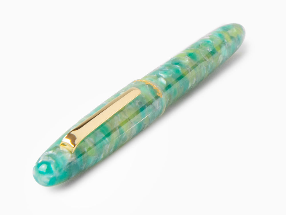 Roller Esterbrook Estie Sea Glass, Resina, Verde, PVD Oro, ESG817