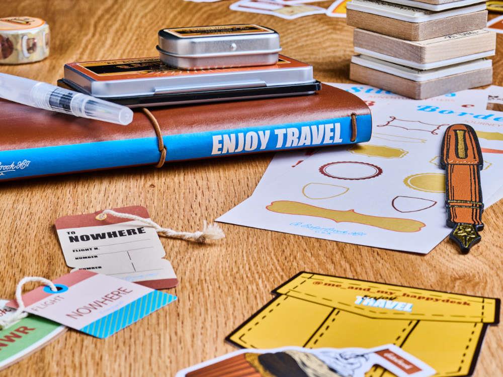 Travel Journal Workshop Esterbrook Marrón, ETJWS