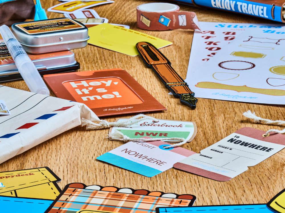 Travel Journal Workshop Esterbrook Marrón, ETJWS