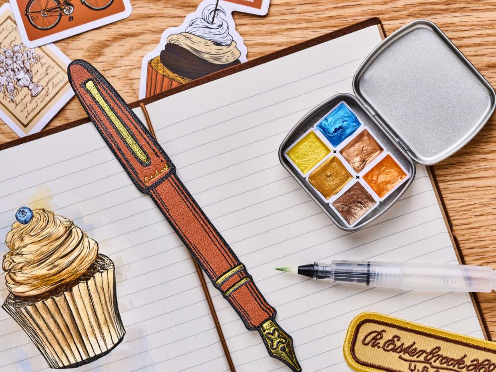 Travel Journal Workshop Esterbrook Marrón, ETJWS