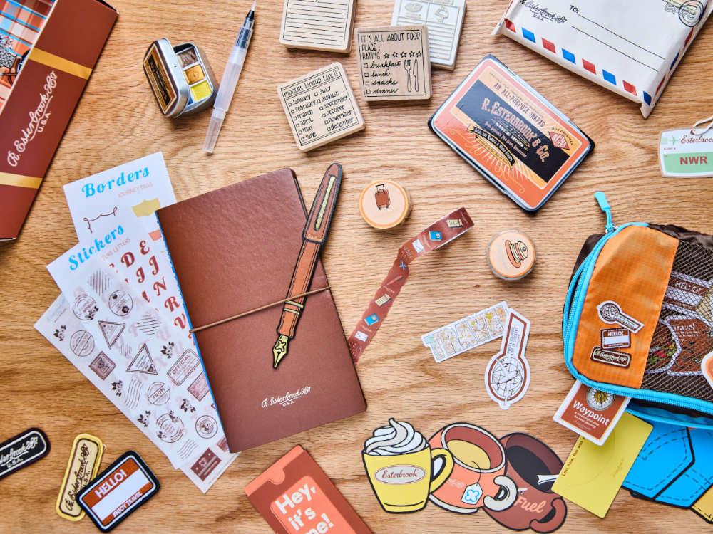 Travel Journal Workshop Esterbrook Marrón, ETJWS