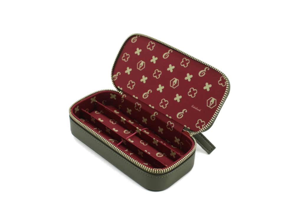 Estuche Triple Esterbrook Moss Green, EZM103
