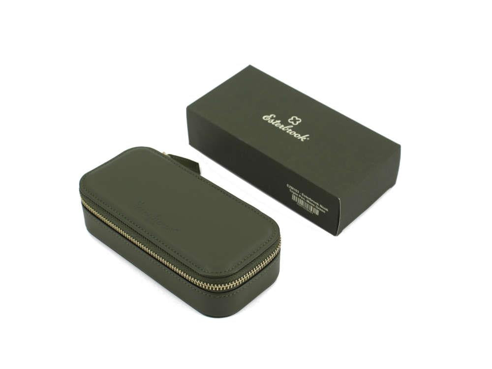 Estuche Triple Esterbrook Moss Green, EZM103