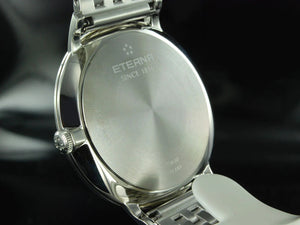 Reloj de cuarzo Eterna Eternity Gent, ETA 955.112, 42mm., Plata, Brazalete acero