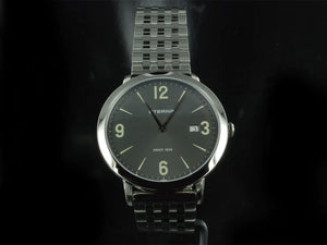 Reloj de cuarzo Eterna Eternity Gent, ETA 955.112, 42mm., Gris, Brazalete acero