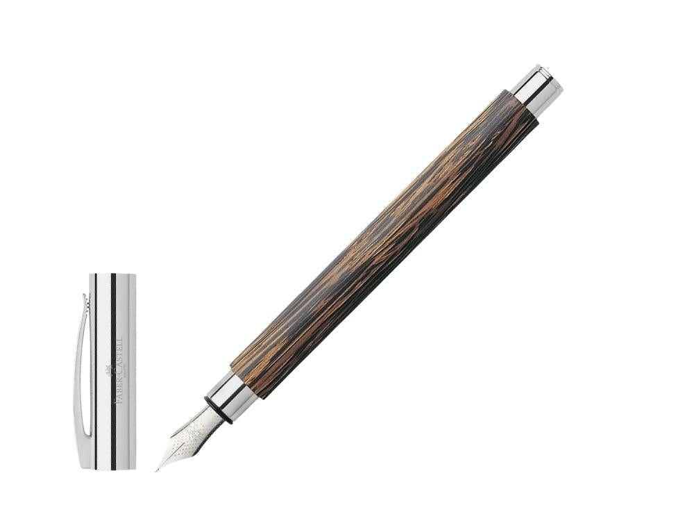 Estilográfica Faber-Castell Ambition, Madera de coco, Marrón, 148170