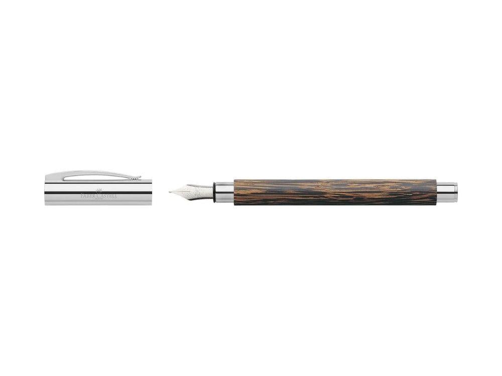 Estilográfica Faber-Castell Ambition, Madera de coco, Marrón, 148170