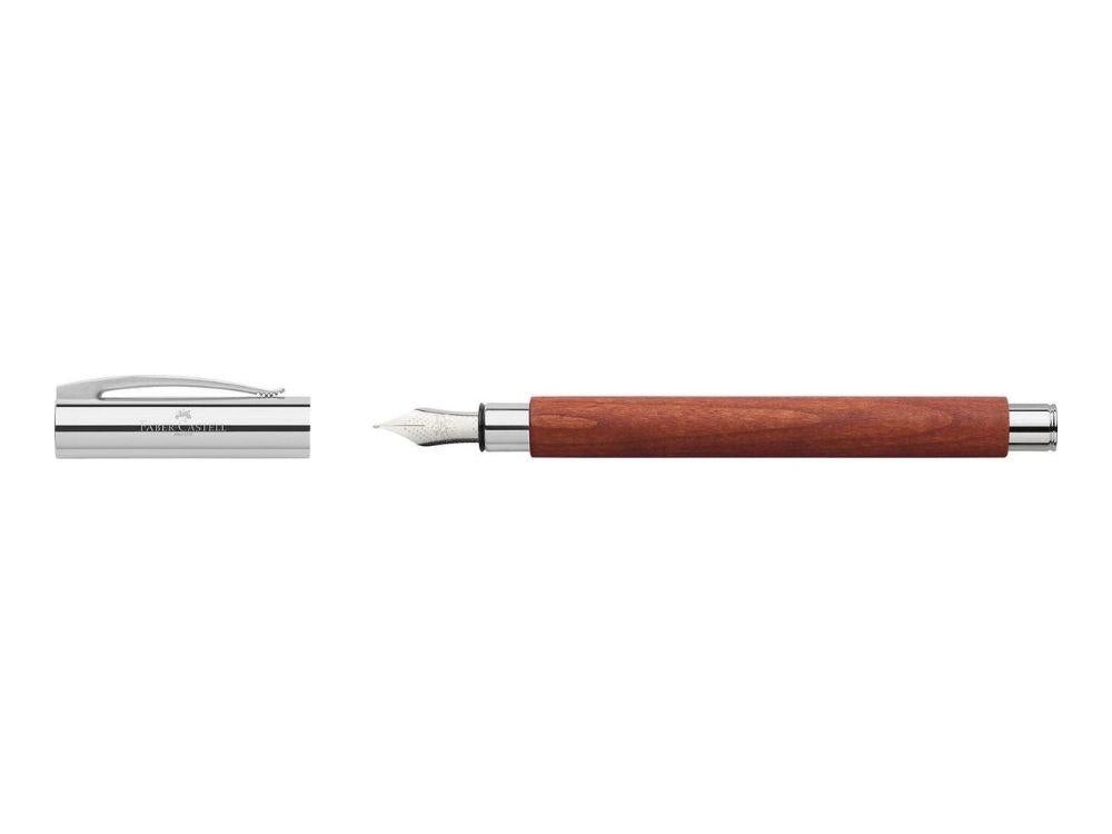 Estilográfica Faber-Castell Ambition, Madera de Peral, Marrón, 148180