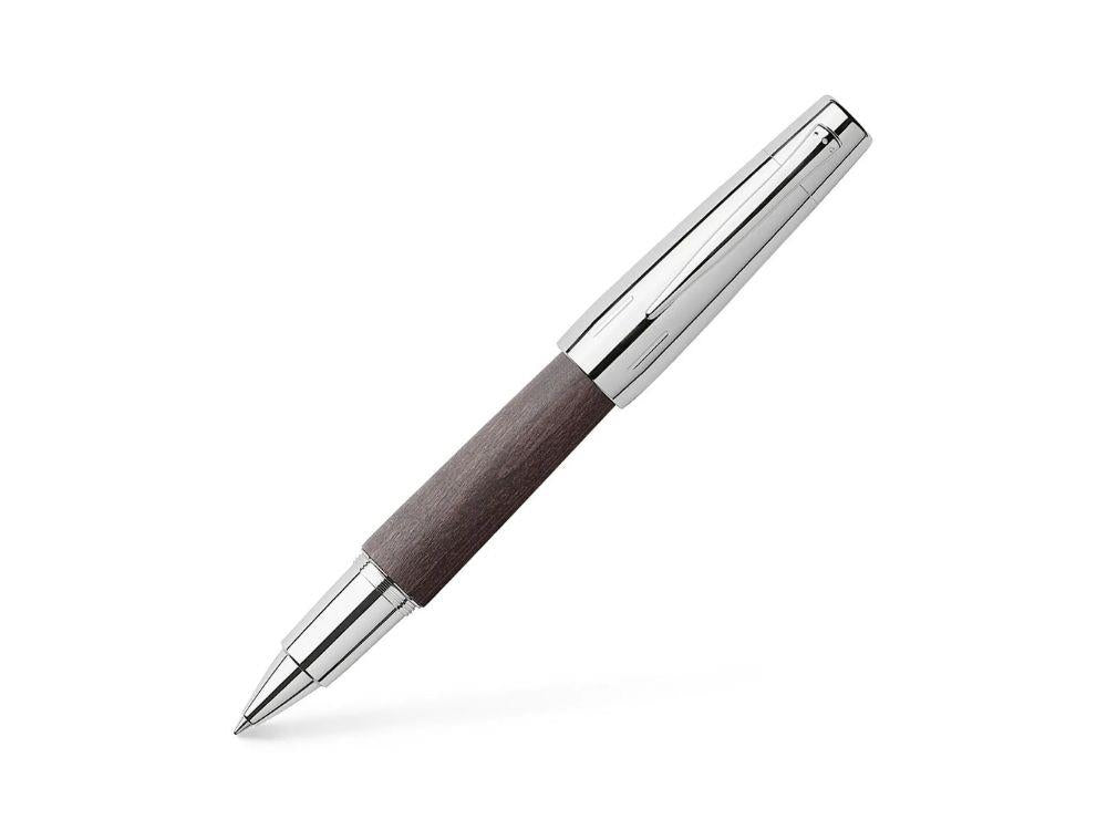 Roller Faber-Castell E-Motion, Madera de Peral, Negro, 148225